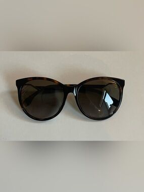 Fendi Tortoiseshell Frame Sunglasses with Brown Lenses